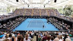 In Pics: Tennis stars end COVID-19 quarantine, hit Adelaide courts