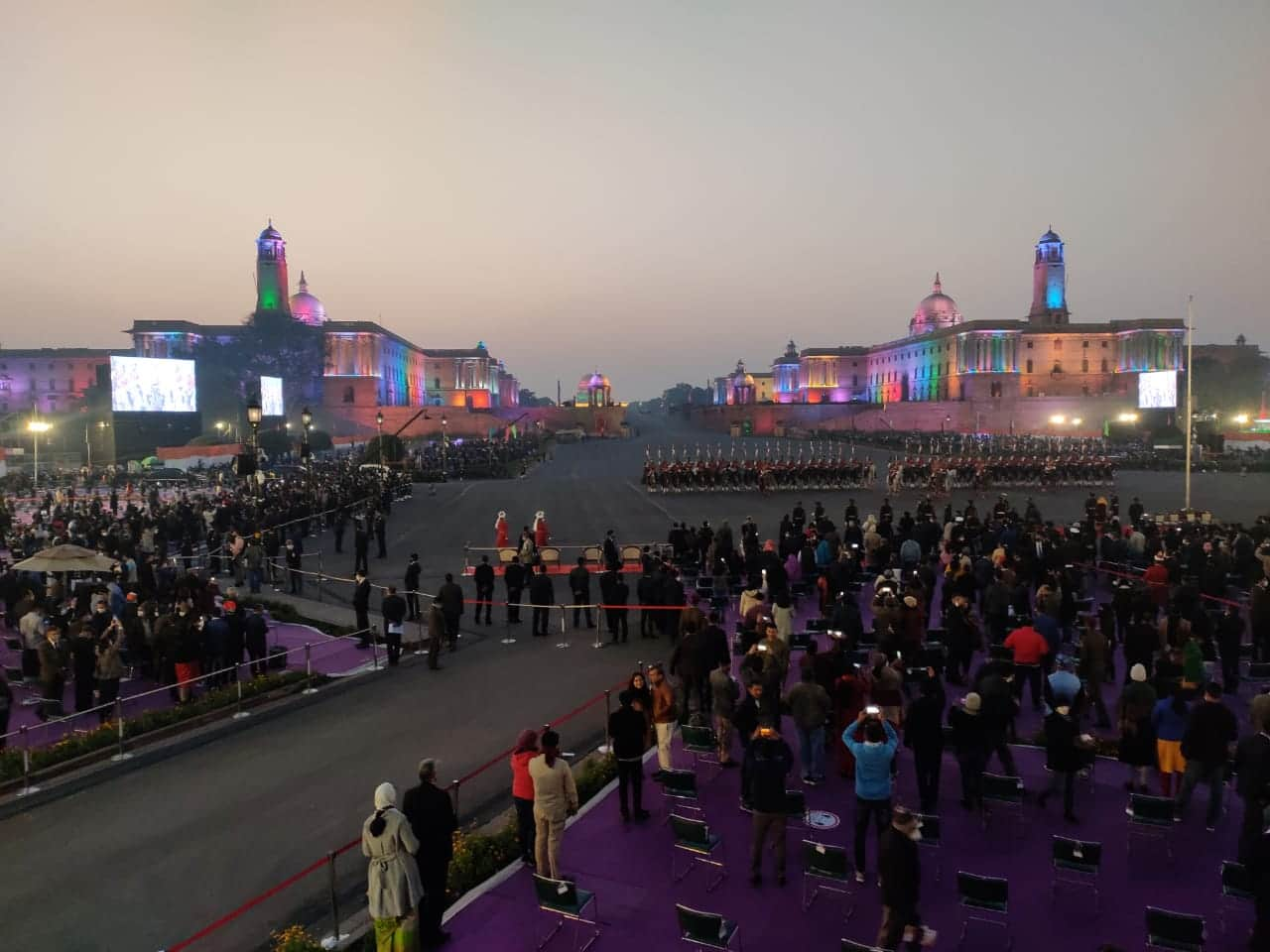 Beating Retreat ceremony at Vijay Chowk marks culmination of Republic