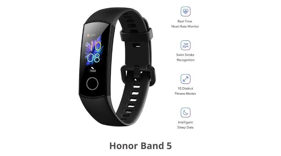 The Honor Band 5 is available at a price of Rs. 2,199.