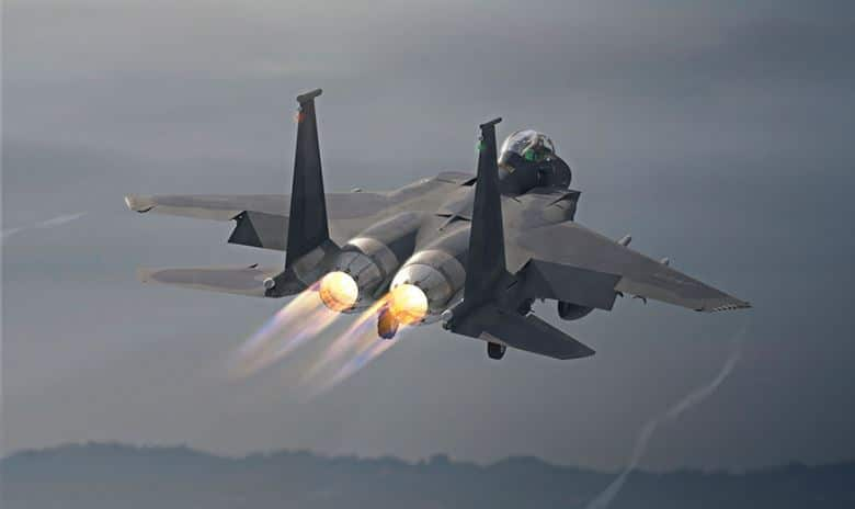 F-15EX multi-role combat aircraft&#039;s historic first flight: WATCH