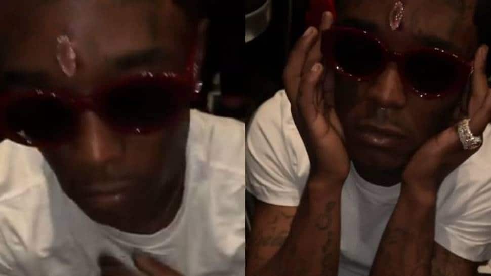 Bizarre! US rapper Lil Uzi Vert gets pink diamond implanted into his forehead - check video