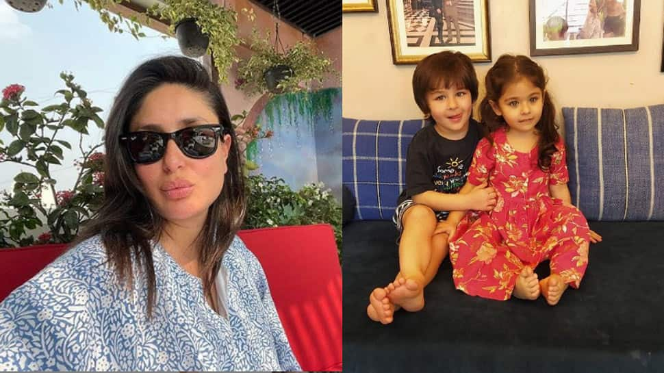 Preggers Kareena Kapoor Khan&#039;s Saturday photo album features Taimur Ali Khan and Inaaya Naumi Kemmu flashing a wide smile on a sunny day!