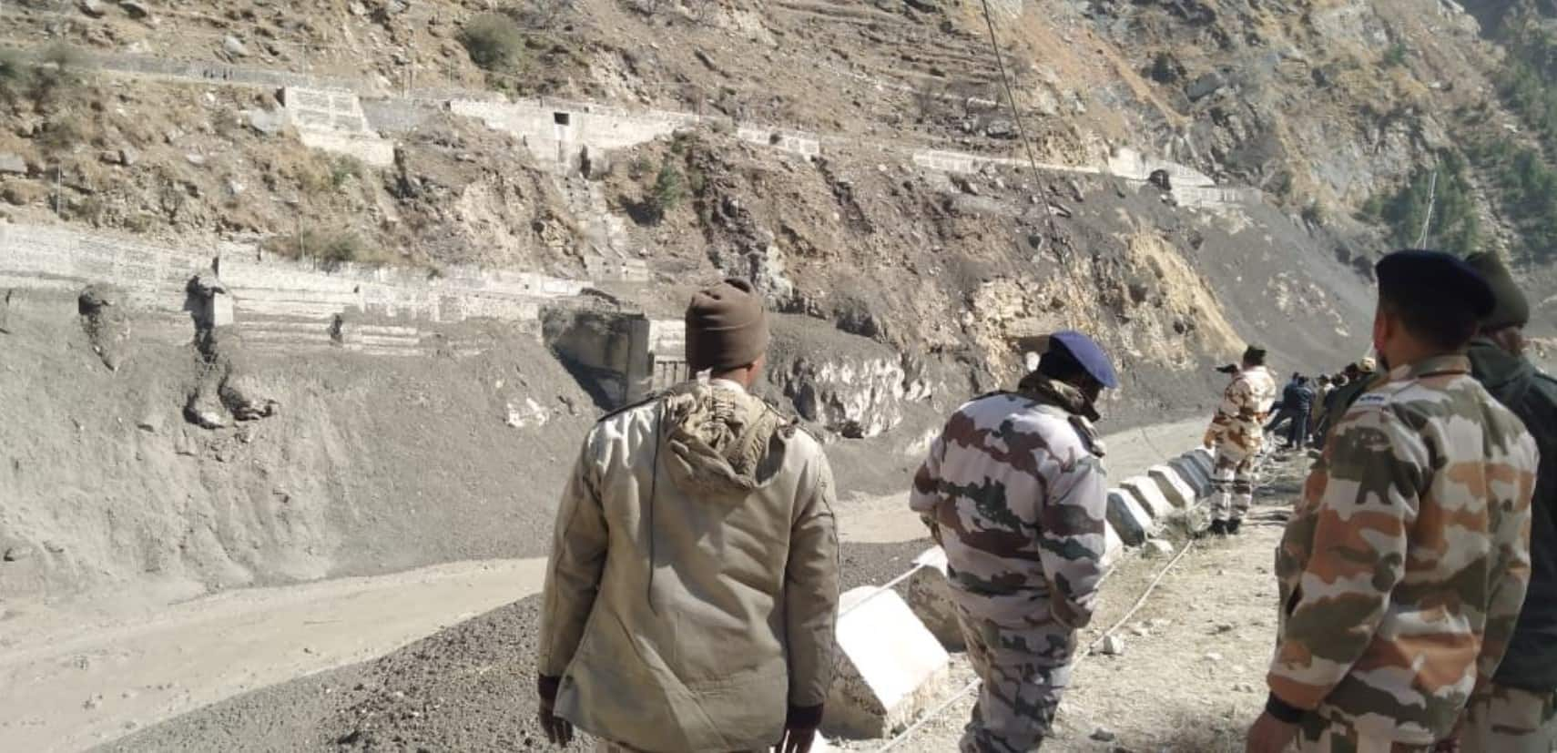 Personnel during rescue operations in Uttarakhand