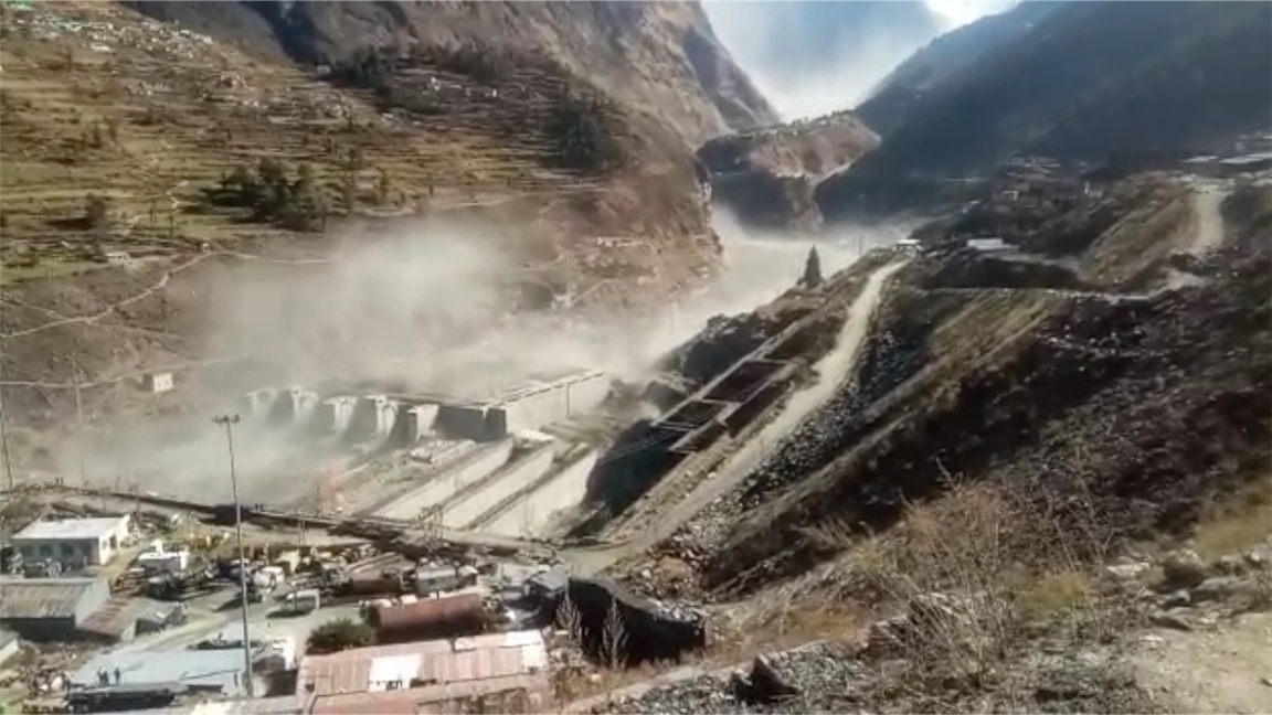 Glacier broke off in Joshimath in Uttarakhand’s Chamoli 