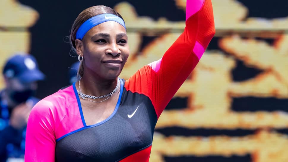 Serena channels Olympic champion FloJo with single-legged catsuit 