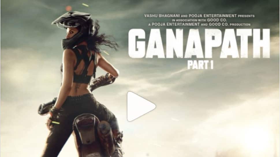 Tiger Shroff drops a sneak peek of his mysterious leading lady in &#039;Ganapath&#039; - Watch and guess who?
