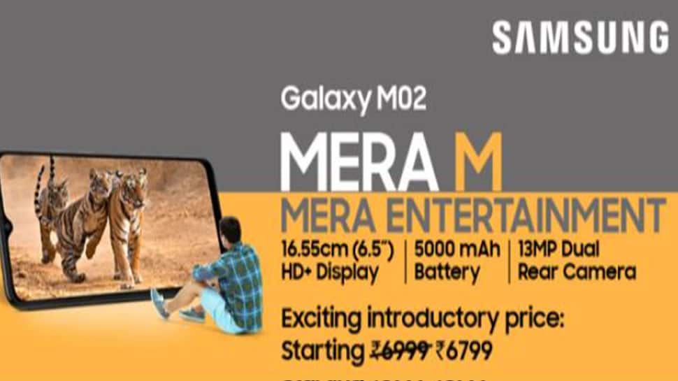 5000mAh Battery + Large 6.5” Screen +Dual Camera. Meet Galaxy M02 - Samsung’s Killer Offering under 7K