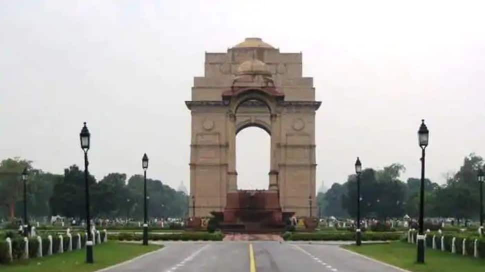 Foundation of India Gate, memorial of Indian soldiers, founded by Duke of Connaught