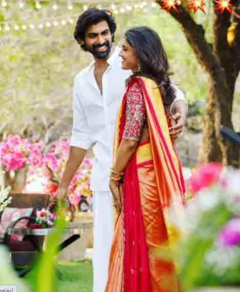 Miheeka Bajaj and Rana Daggubati