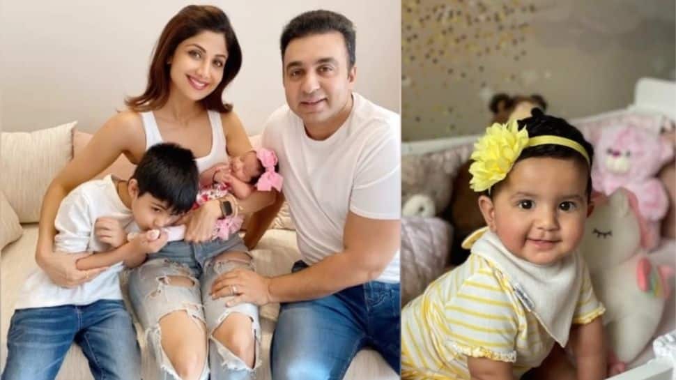 Shilpa Shetty's daughter turns 1: Check out adorable pics of the young one!  | News | Zee News