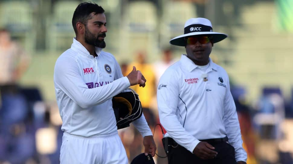 India vs England 2nd Test: Virat Kohli loses cool with umpire over DRS decision 