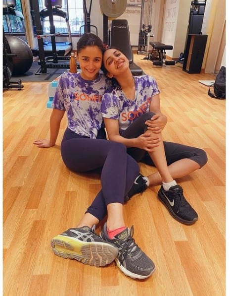 Alia Bhatt and bestfriend Akanksha Ranjan are gym partners