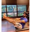 Varun Dhawan works out in purple t-shirt and white shorts