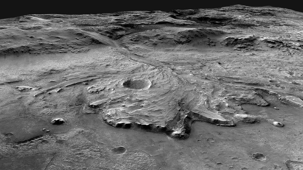 Mars 2020 Perseverance rover would traverse across Jezero Crater (Credit: NASA)