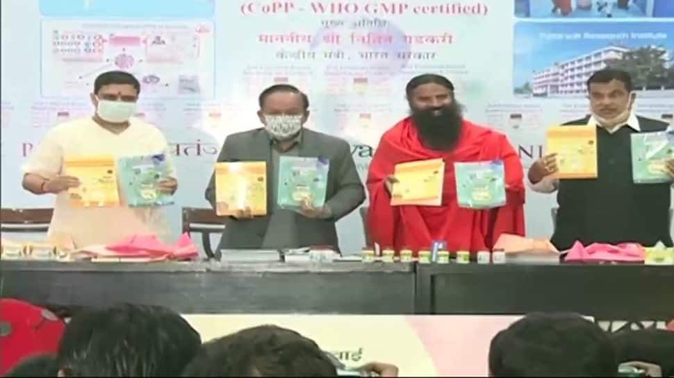 Yog Guru Ramdev releases Patanjali&#039;s scientific research paper on evidence-based medicine Coronil for COVID-19