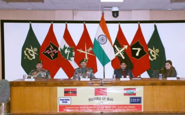 Indian Army signs MoU With Punit Balan’s Indrani Balan foundation for financial sustainability of army goodwill schools of Kashmir