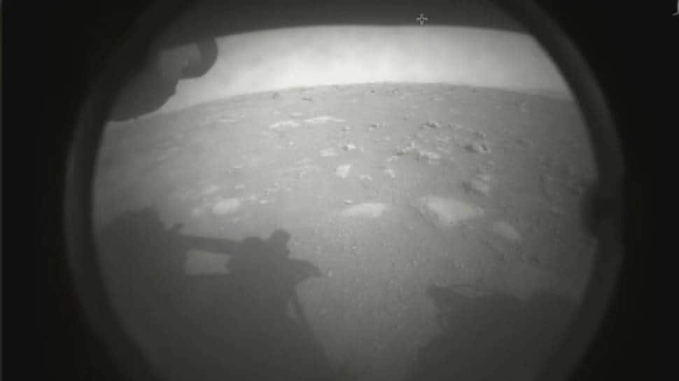 NASA&#039;s Mars Perseverance Rover shares first pic with the world after successful landing