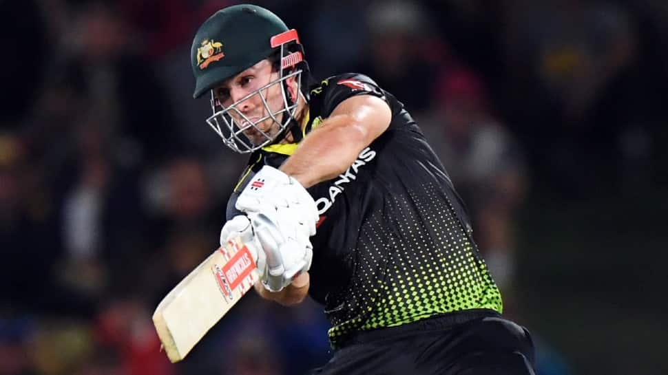 Australian all-rounder Mitch March top-scored with 45 against New Zealand in the first T20. (Source: Twitter)