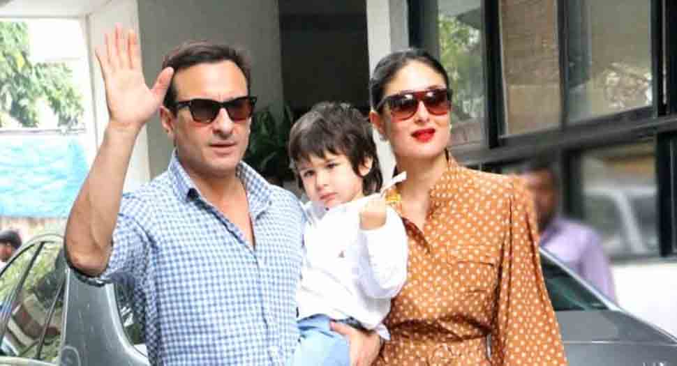 Kareena Kapoor returns home with newborn son, Saif Ali Khan and Taimur snapped inside car