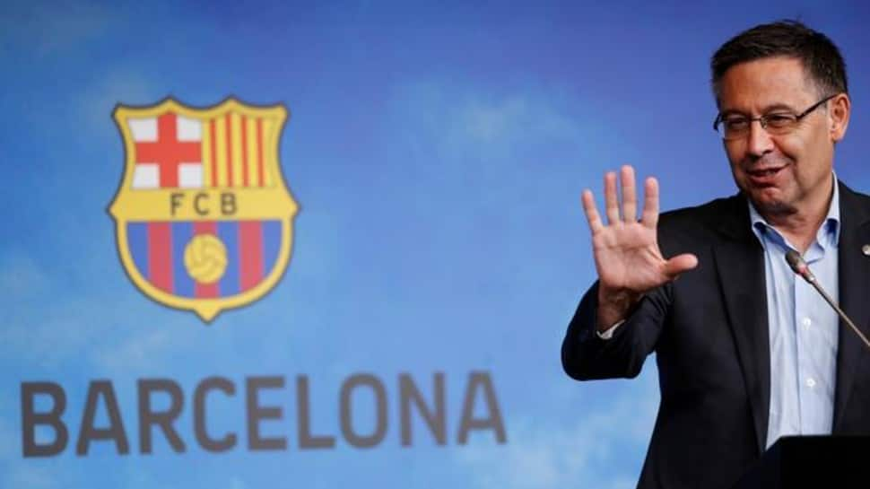 Former Barcelona president Josep Maria Bartomeu arrested after police raid club offices