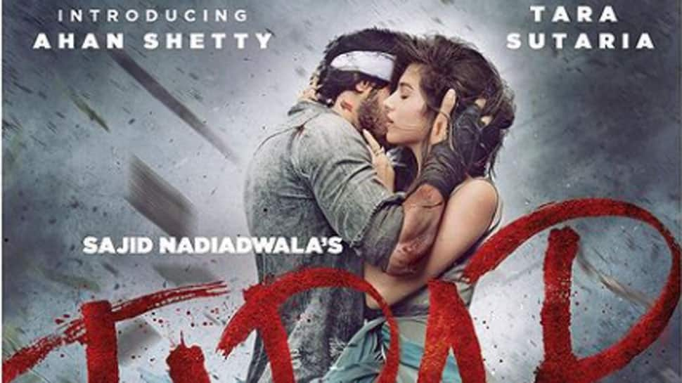 Tara Sutaria and Ahan Shetty&#039;s incredible love story Tadap first look poster hits the internet!