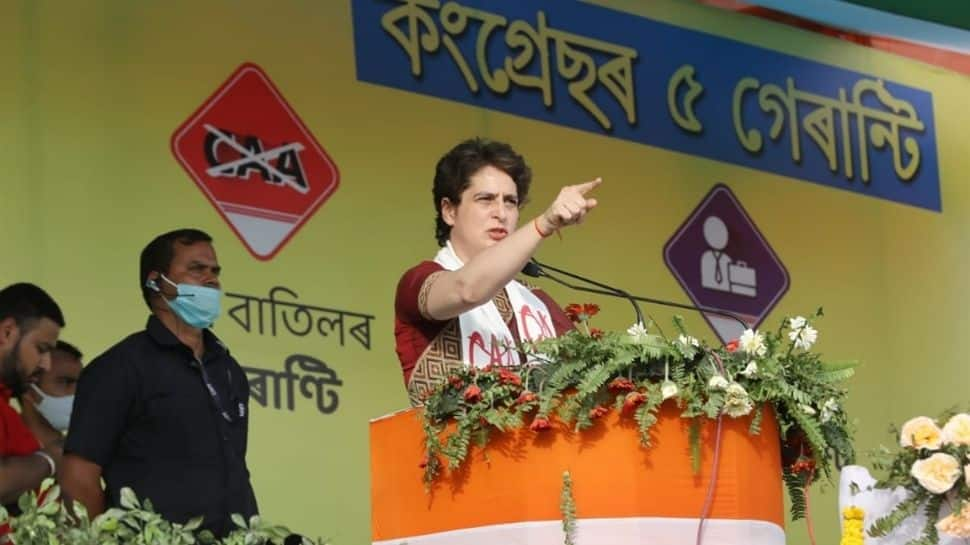 Will implement law to nullify CAA if voted to power, says Priyanka Gandhi Vadra in Assam 