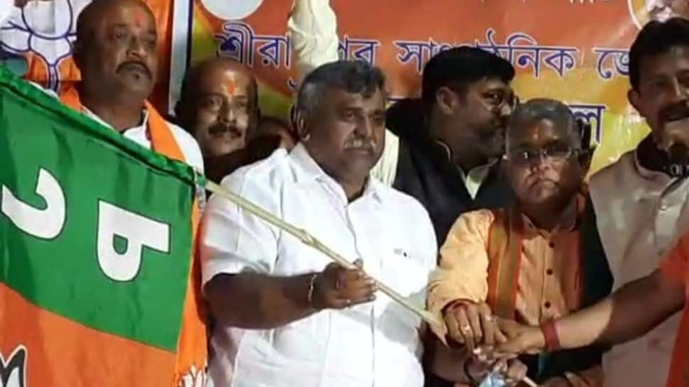 Trinamool Congress MLA Jitendra Tiwari joins Bharatiya Janata Party