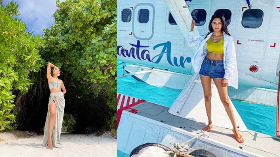TV actress Erica Fernandes raises hotness bar in Maldives, poses in a bikini - Pics inside!