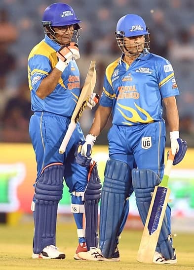 Road Safety World Series: Virender Sehwag and Sachin Tendulkar