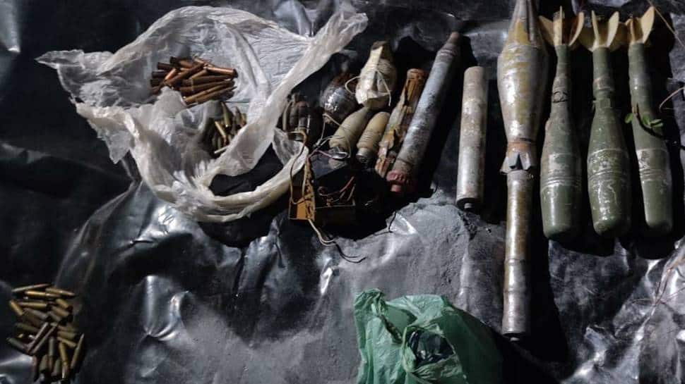 J&amp;K: Ammunition and explosives recovered from hideout in Reasi district, one arrested
