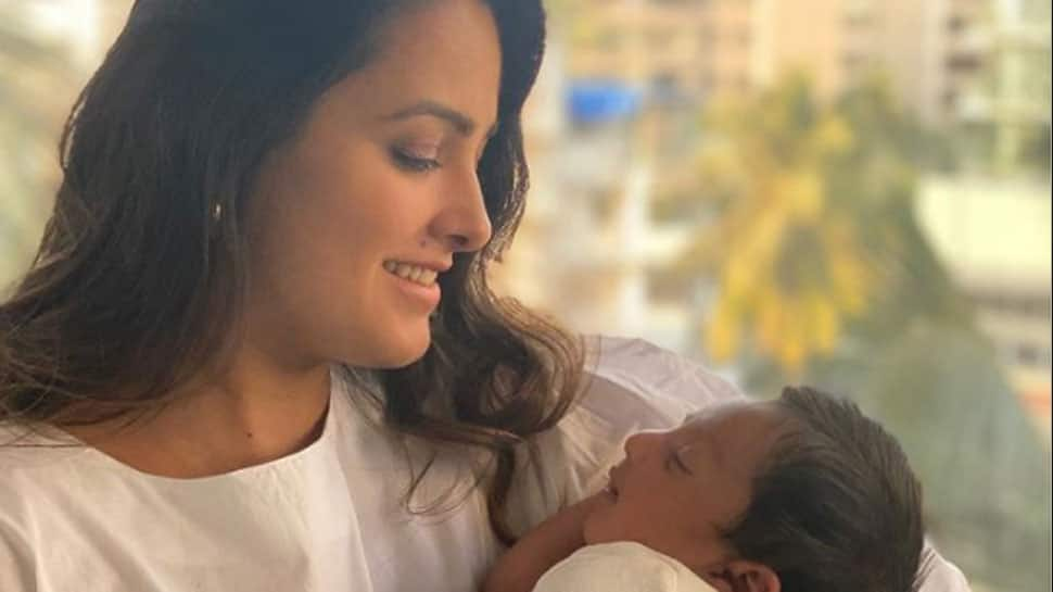 TV actress Anita Hassanandani cradles her newborn baby, shares awwdorable video - Watch