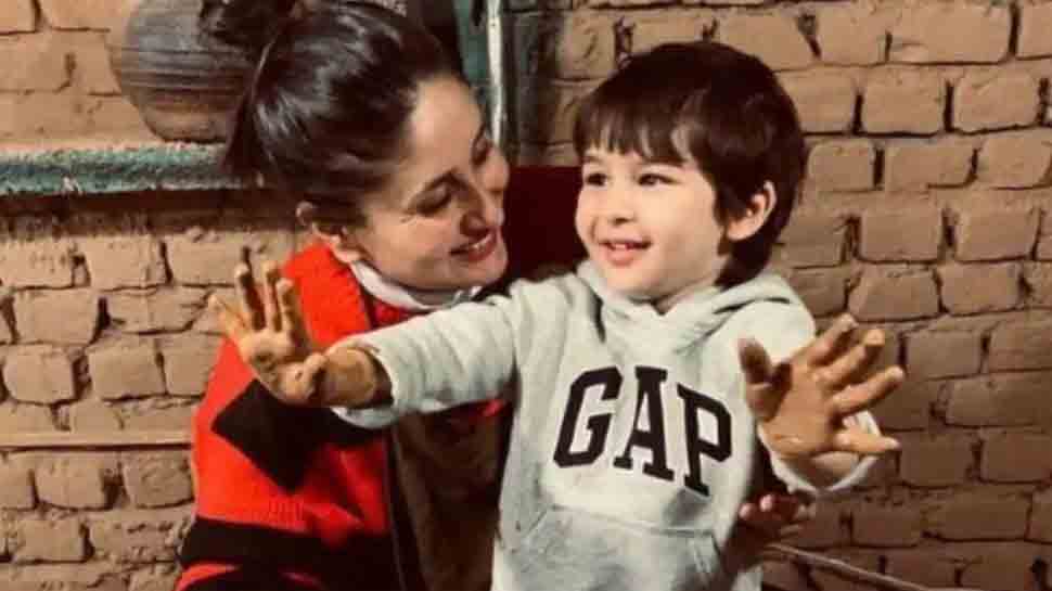 Taimur Ali Khan runs into glass window as he arrives with mom Kareena Kapoor Khan at aunt Karisma Kapoor&#039;s residence 