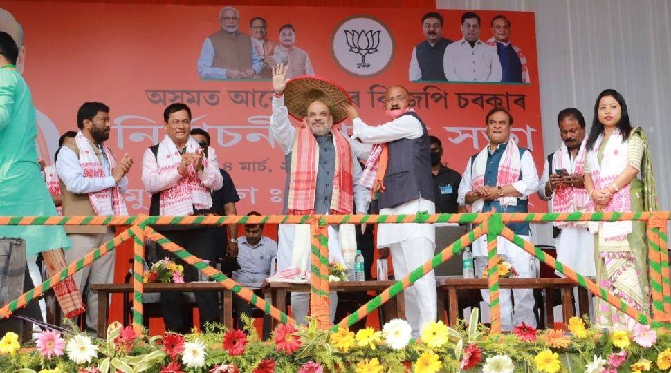 Give us another 5 years we will solve infiltration problem: Amit Shah in Assam ahead of polls