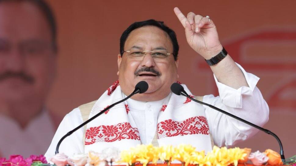 Congress believes in &#039;Latkaana, Atkaana, Bhatkaana&#039;, says BJP President JP Nadda in Assam