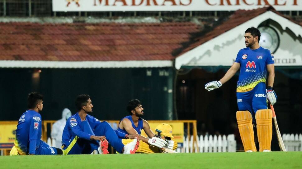 IPL 2021: MS Dhoni bowled by young CSK paceman Harishankar Reddy, watch 