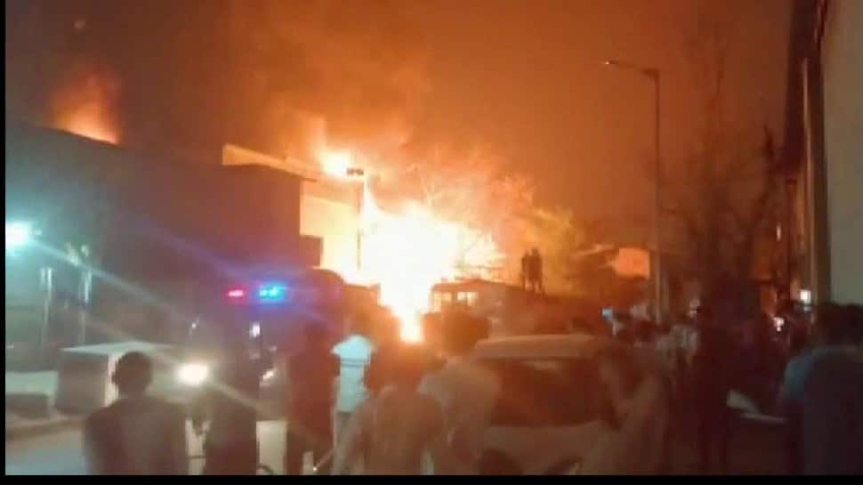 Fire at plastic factory in Ahmedabad, 46 fire tenders pressed into service