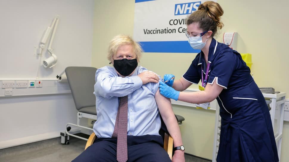 UK PM Boris Johnson gets first shot of AstraZeneca COVID-19 vaccine