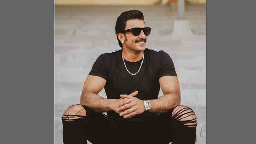 Ranveer Singh goes all black, shares photos in ripped jeans, sunglasses