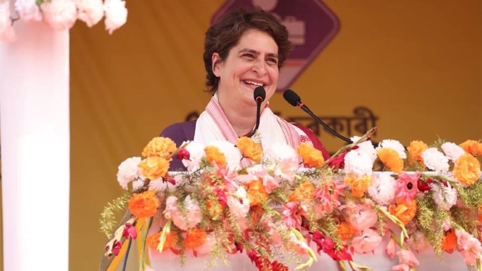 PM worried about 22-year-old&#039;s tweet but absent when people suffered in floods: Priyanka Gandhi Vadra in Assam