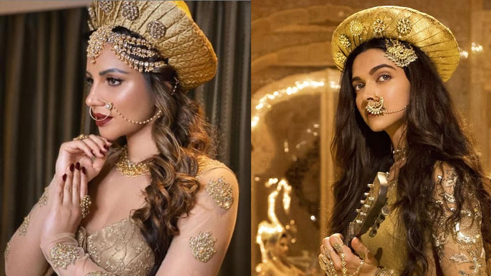 TV actress Shama Sikander gets into Deepika Padukone&#039;s Mastani look, video hits viral button - Watch 