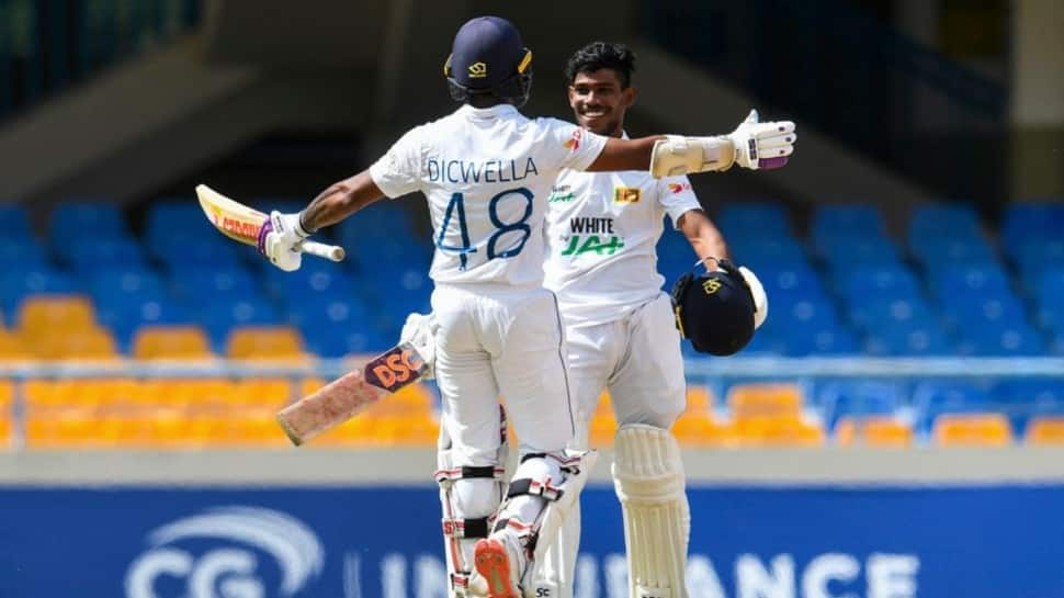 WI vs SL 1st Test: Pathum Nissanka century helps visitors set tough target for Windies