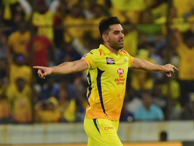 India and CSK pacer Deepak Chahar