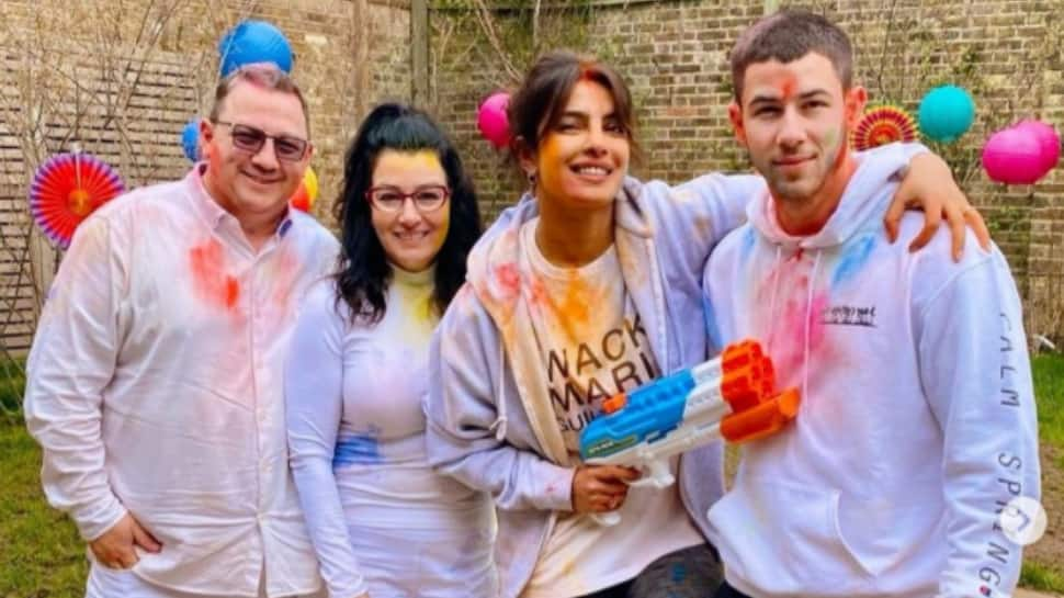 Priyanka Chopra celebrates her ‘favourite festival’ Holi with hubby Nick Jonas and fam jam