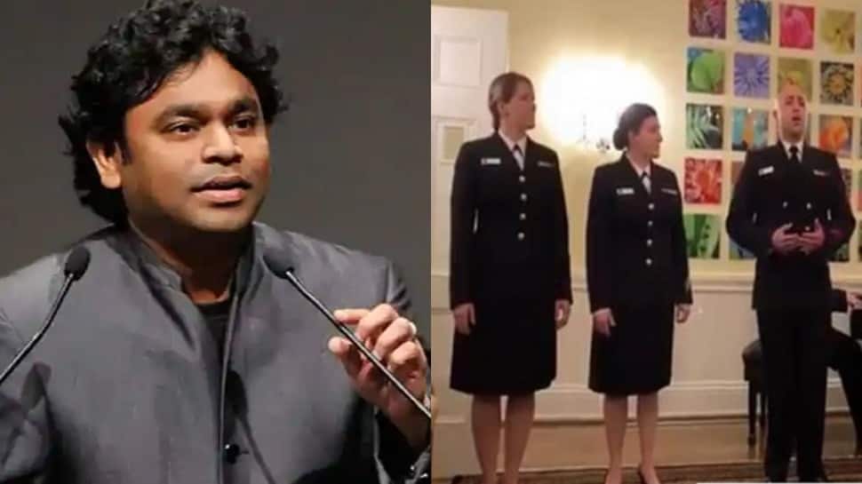 Shah Rukh Khan&#039;s Swades song sung by US Navy personnel goes viral, AR Rahman reacts