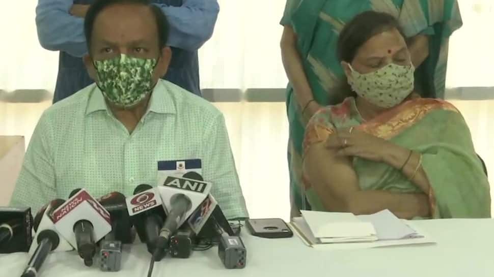 Union Health Minister Harsh Vardhan, wife take second dose of COVID-19 vaccine