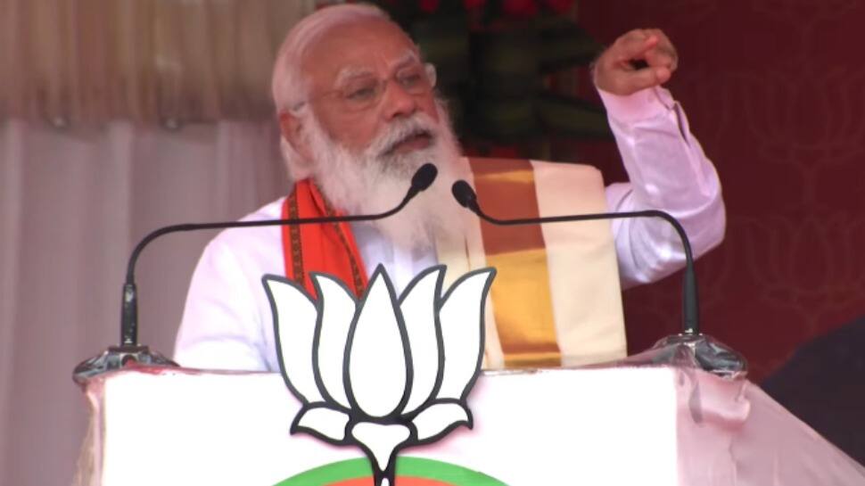 PM Narendra Modi likens LDF to Judas, says alliance betrayed Kerala &#039;for a few pieces of gold&#039;