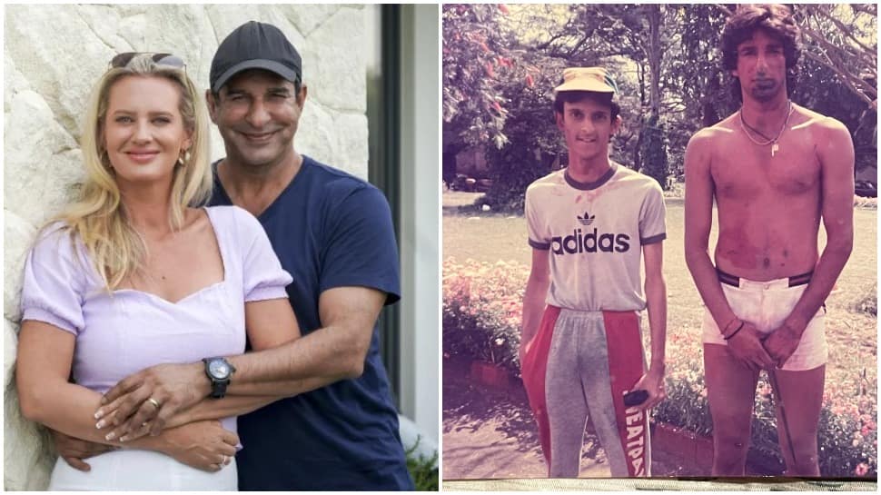 &#039;Cute pic Waz&#039;: Wasim Akram&#039;s wife reacts to cricketer playing Holi in &#039;underwear&#039;