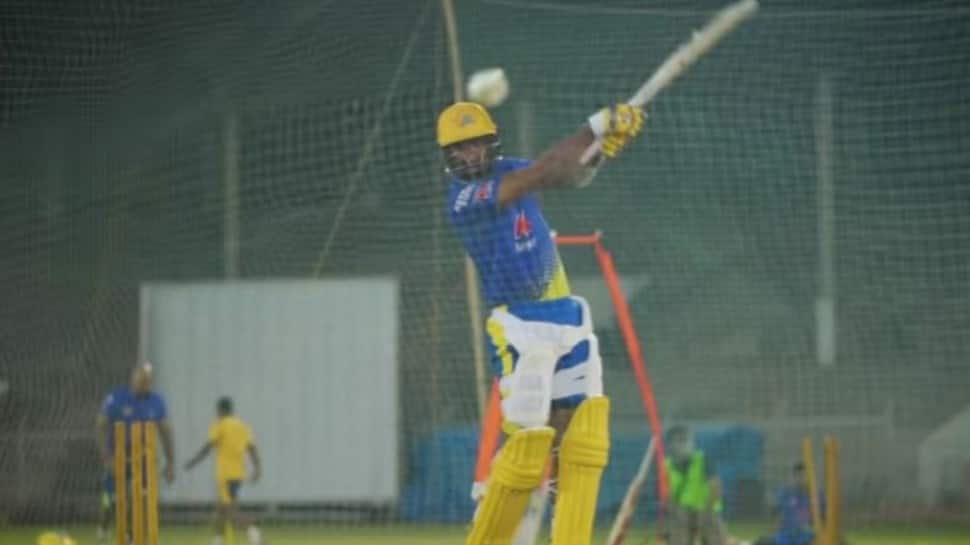 IPL 2021: CSK’s Cheteshwar Pujara smashes sixes after changing stance, watch video