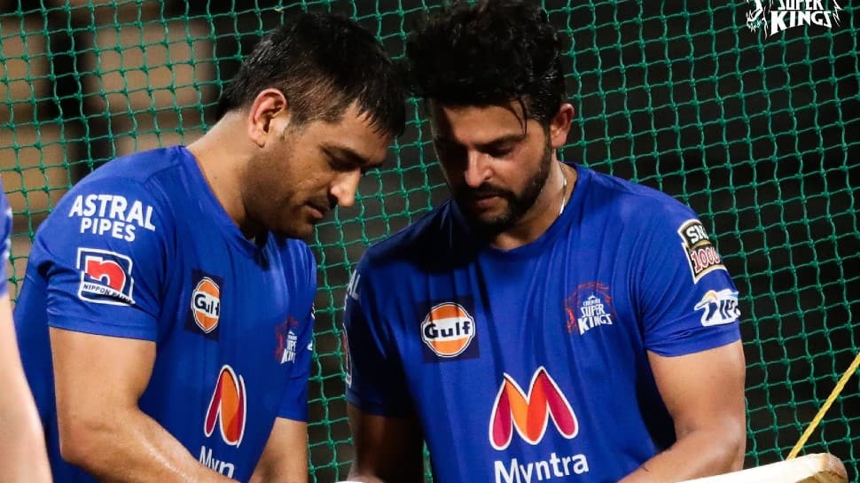 IPL 2021: MS Dhoni, Suresh Raina tune up during Chennai Super Kings training session