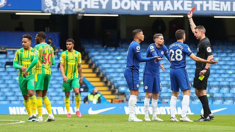 West Brom stun 10-man Chelsea with 5-2 victory at Stamford Bridge